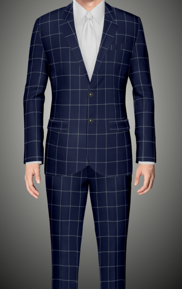 CUSTOM MADE Check 2 pc Suit – Ehkay Corner Tailors