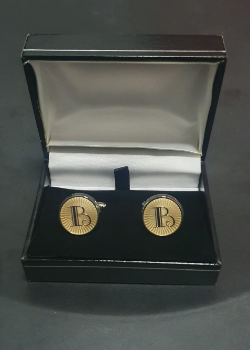 CUFFLINK INITIALS 'B'