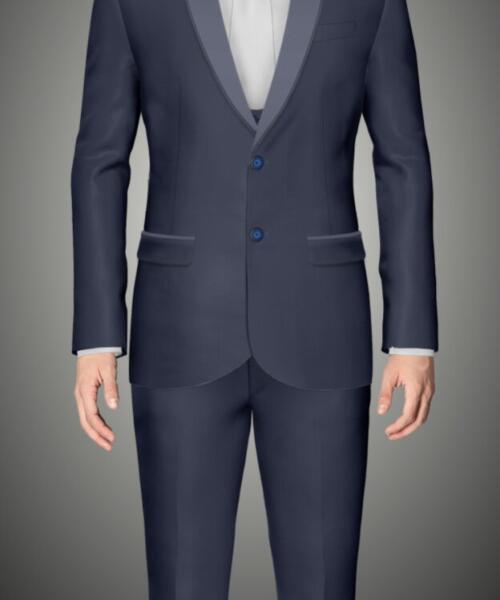 CUSTOM MADE BIRD'S EYE 3 PC SUIT