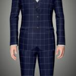 CUSTOM MADE CHECKS 3 PC SUIT
