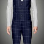 CUSTOM MADE CHECKS 3 PC SUIT - Image 2