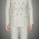 CUSTOM MADE NARROW STRIPE 2 PC SUIT