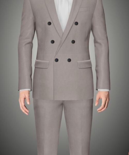CUSTOM MADE SOLID 2 PC SUIT