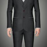 CUSTOM MADE HERRINGBONE 3 PC SUIT