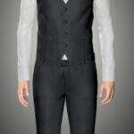 CUSTOM MADE HERRINGBONE 3 PC SUIT - Image 2