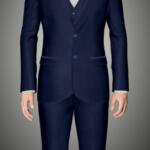 CUSTOM MADE SOLID 3 PC SUIT