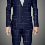 CUSTOM MADE CHECK 2 PC SUIT