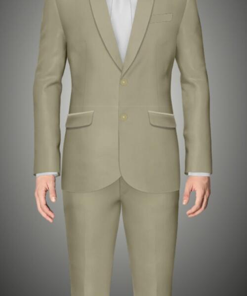 CUSTOM MADE COTTON 2 PC SUIT