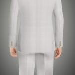 CUSTOM MADE WHITE/OFF WHITE PEAK LAPEL TUXEDO - Image 2
