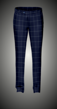 CUSTOM MADE CHECKS TROUSER